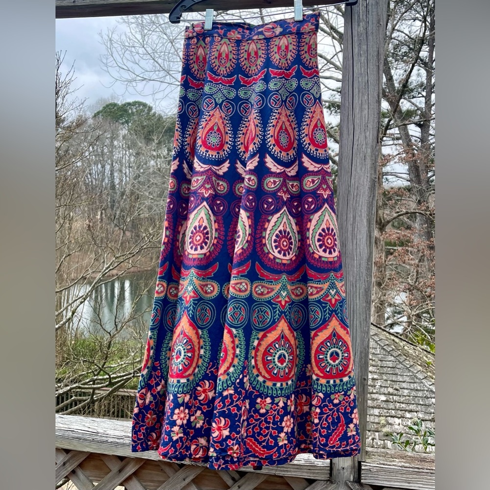 Cotton Hand Dyed Wrap Around NWOT